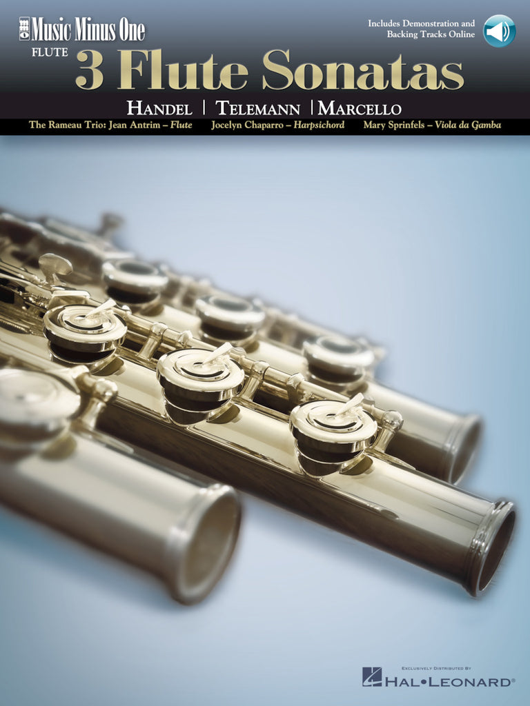 3 Flute Sonatas from Handel, Telemann, Marcello (Flute and Piano)