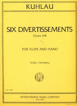 Six Divertissements, Op. 68 (Flute and Piano)