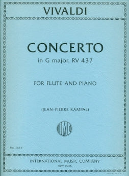 Concerto in G Major, RV437 (Flute and Piano)