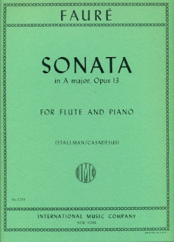 Sonata in A major, Op. 13 (Flute and Piano)
