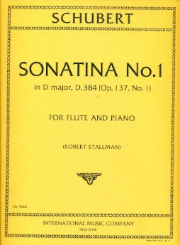 Sonatina No. 1 in D Major, D384 (Flute and Piano)