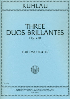 Three Duos Brillantes, Op. 81