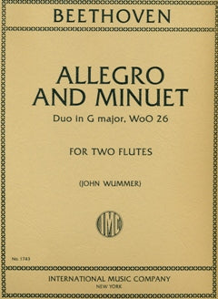 Duo in G Major, WoO 26 (Two Flutes)