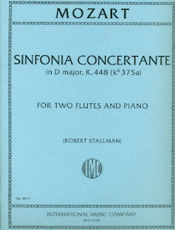 Sinfonia Concertante, K 448 (Two Flutes)