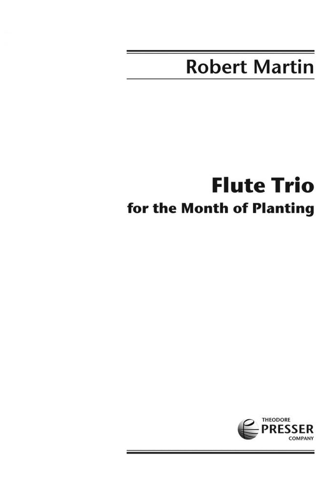 Flute Trio for the Month of Planting (3 Flutes)
