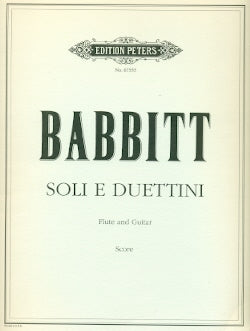 Soli e Duettini (Flute and Guitar)