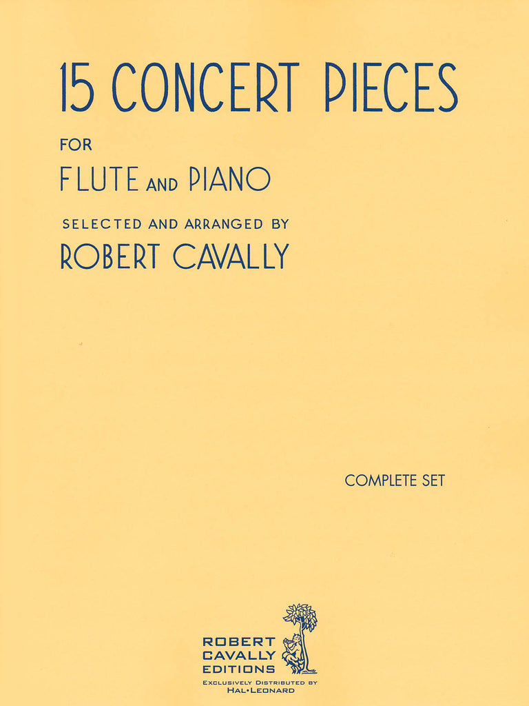 15 Concert Pieces (Flute and Piano)