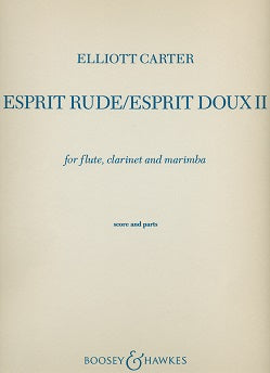 Esprit Rude/Esprit Doux II (flute, clarinet, marimba)
