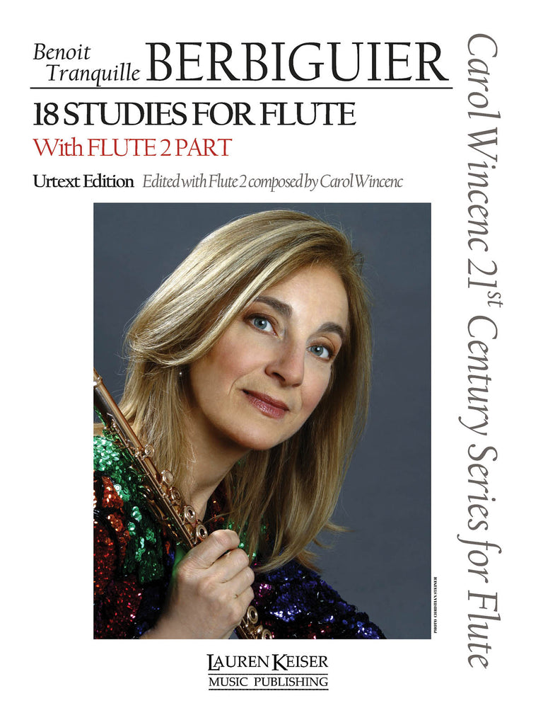 18 Studies for Flute By Benoit Tranquille Berbiguier