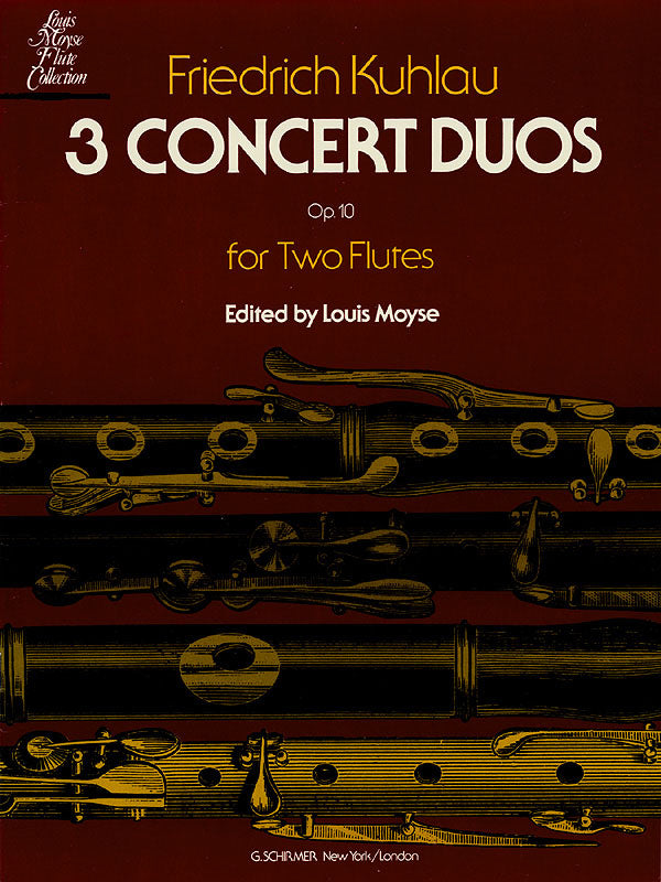 3 Concert Duos, Op. 10 (Two Flutes)