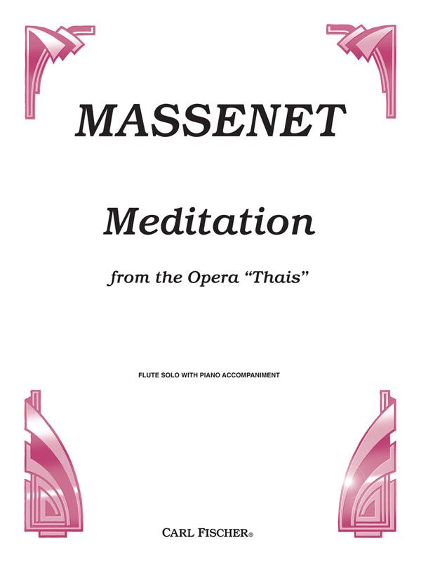 Meditation From The Opera 'Thais' (Flute and Piano)