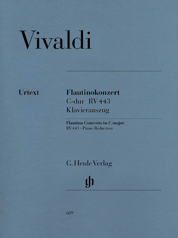 Concerto in C Major, RV 443 - Urtext (Piccolo and Piano)