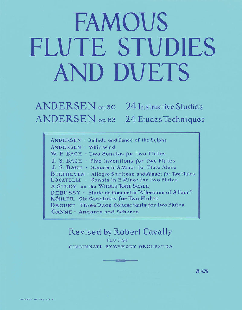 Famous Flute Studies and Duets (The Big Blue Book)
