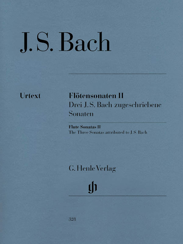 Flute Sonatas – Volume 2; Three Sonatas attributed to J.S. Bach (Flute and Piano)