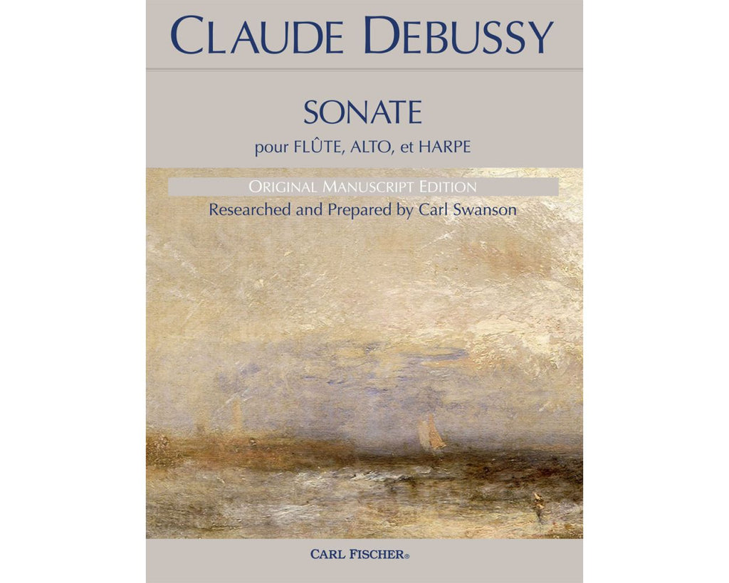Sonate (Flute, Viola, Harp) Original Manuscript Edition