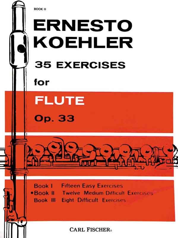 35 Exercises for Flute, Op. 33, Book 2 (Studies and Etudes)
