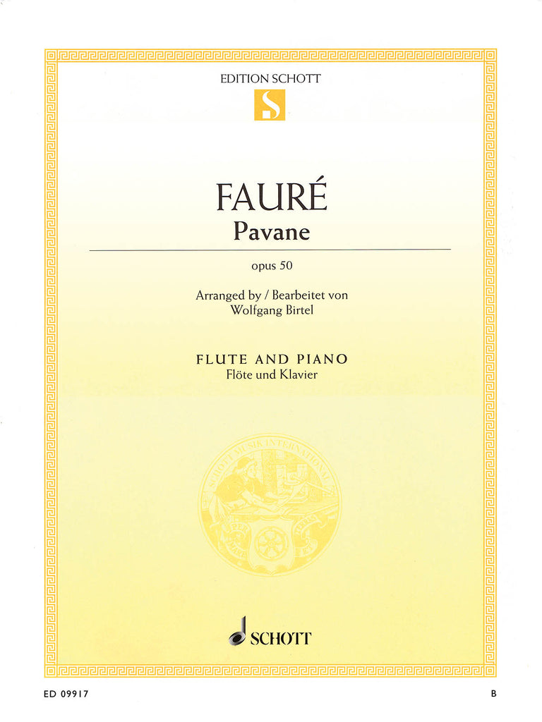 Pavane, Op. 50 (Flute and Piano)