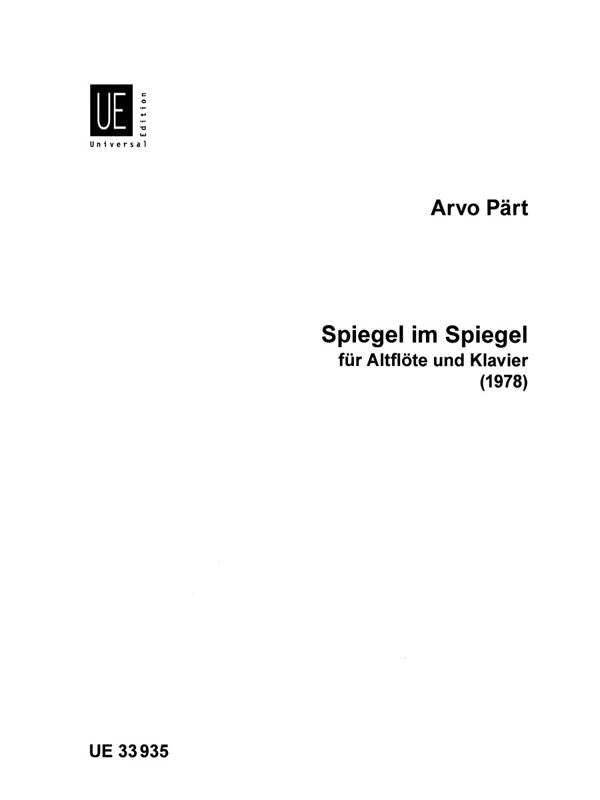 Spiegel Im Spiegel (Alto Flute and Piano)