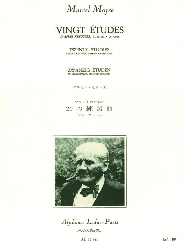 Twenty Studies after Kreutzer, adapted for Flute