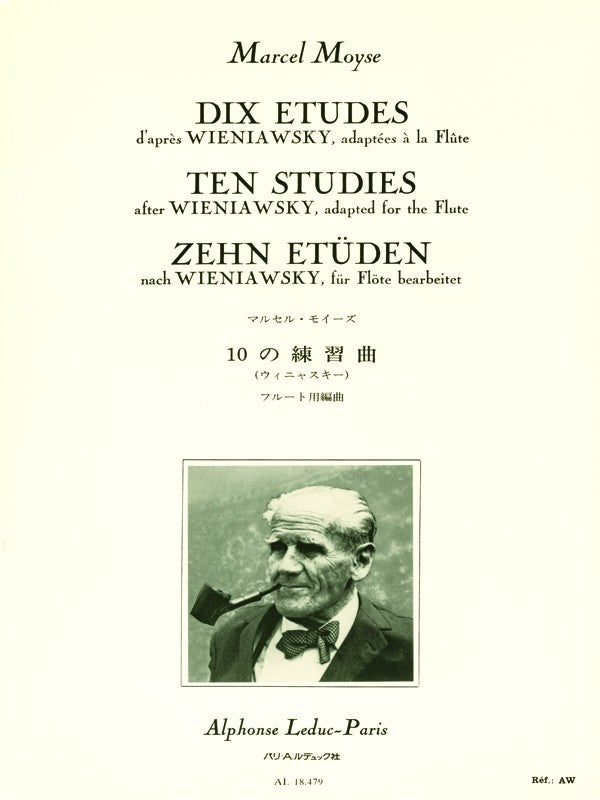 Ten Studies after Wieniawsky, adapted for the Flute