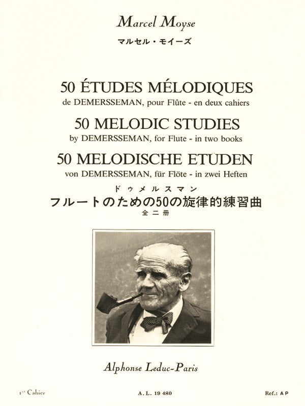 50 Melodic Studies after Demersseman, Op. 4 - Volume 1 (Flute)