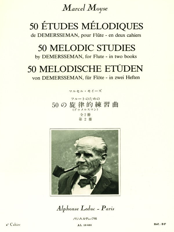 50 Melodic Studies after Demersseman, Op. 4 - Volume 2 (Flute)