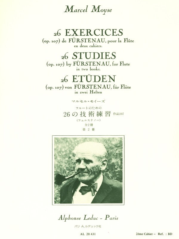 26 Exercices by Fürstenau Op.107, Vol. 2 (Flute solo)