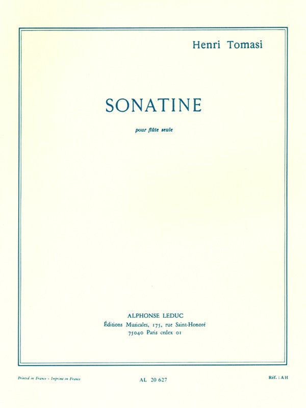Sonatine (Flute Alone)