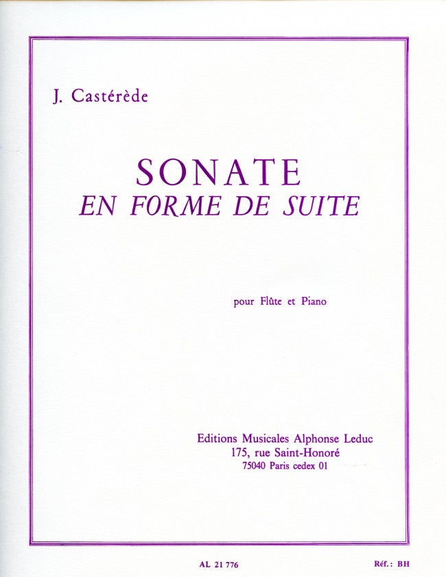 Sonate en Forme de Suite (Flute and Piano)