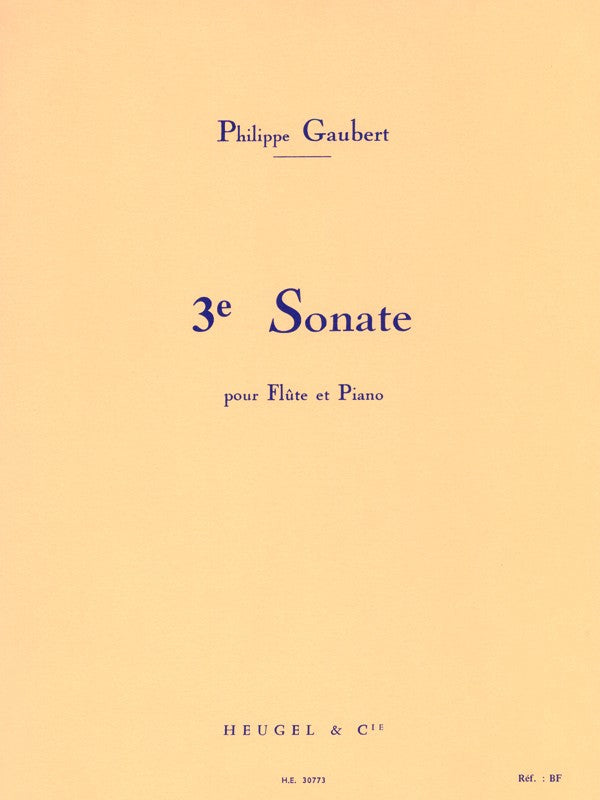 Third Sonata (Flute and Piano)