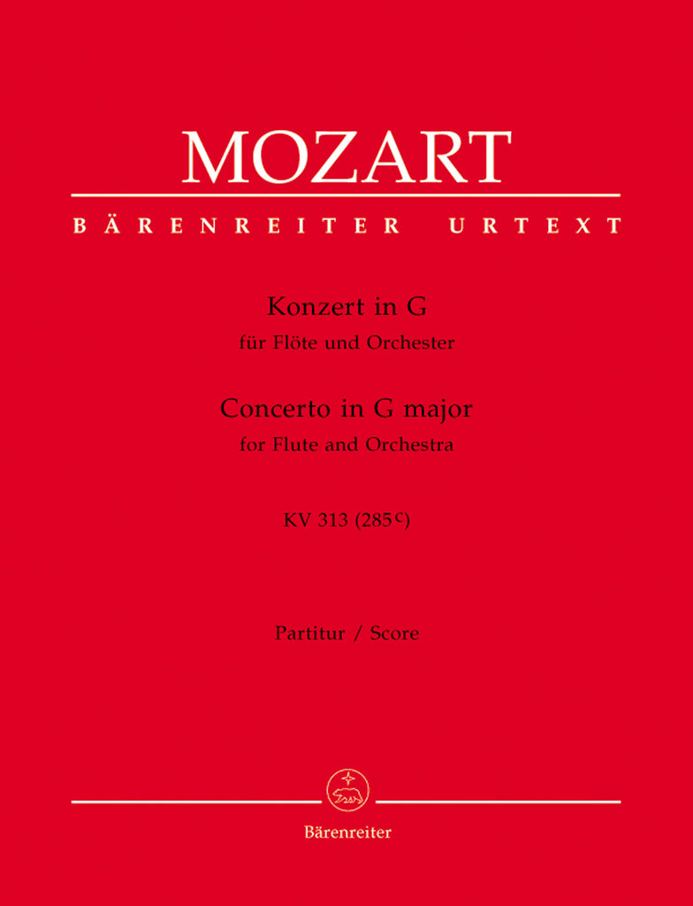 Concerto No. 1 in G Major, K313 (285c) (Full Score)