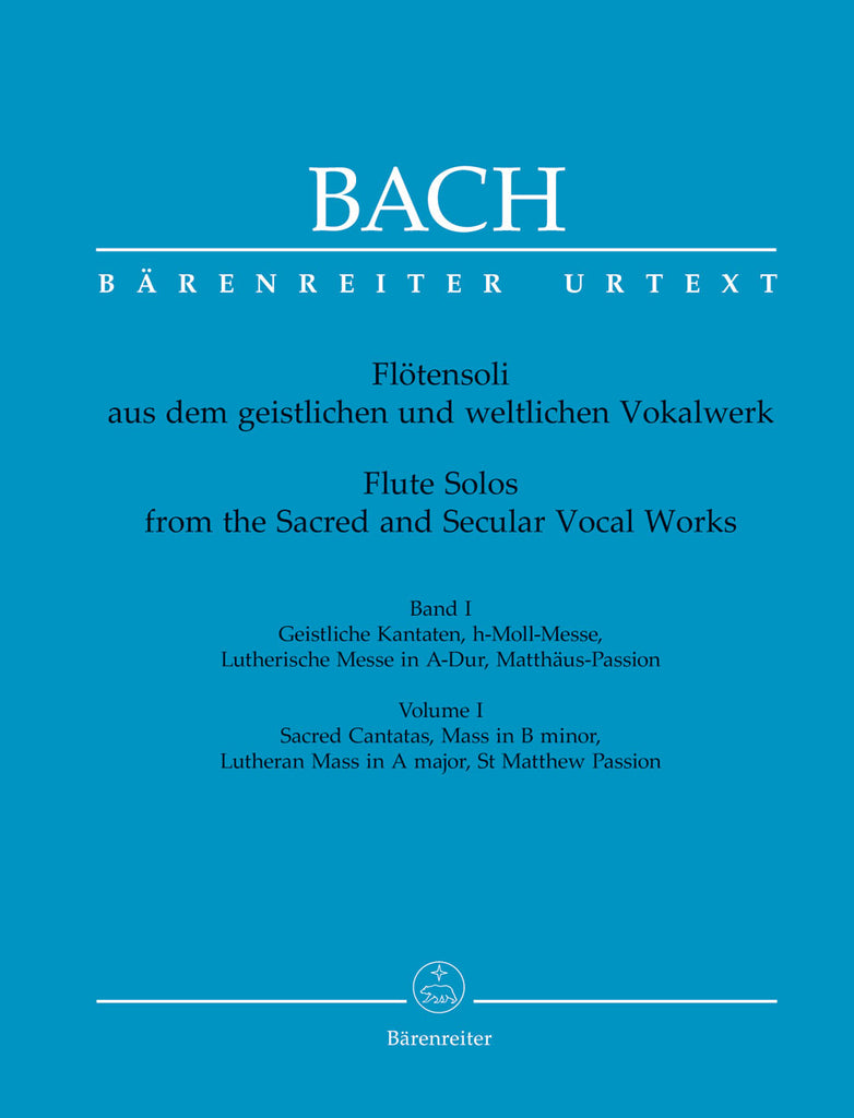 Flute Solos from the Sacred and Secular Vocal Works, Volume I