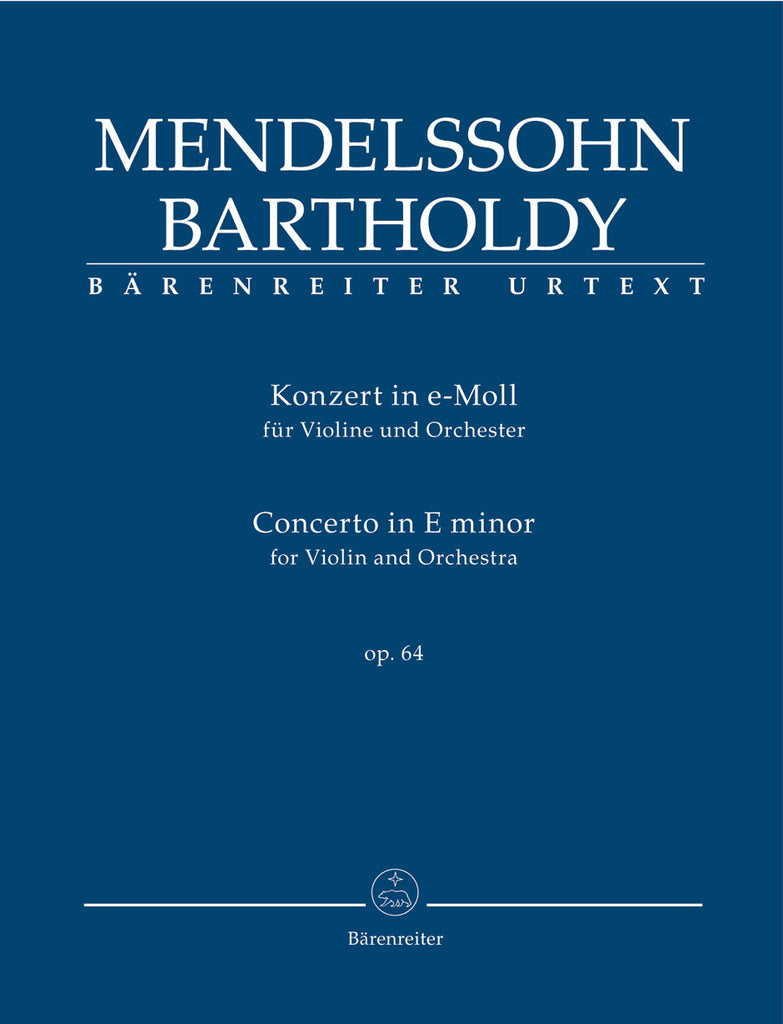 Concerto for Violin and Orchestra in e minor op. 64 (Orchestral Score)
