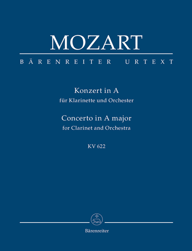 Concerto for Clarinet and Orchestra A major KV 622 (Orchestral Score)