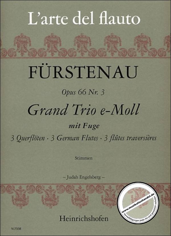 Grand Trio in E Minor Op. 66 No. 3 (Three Flutes)