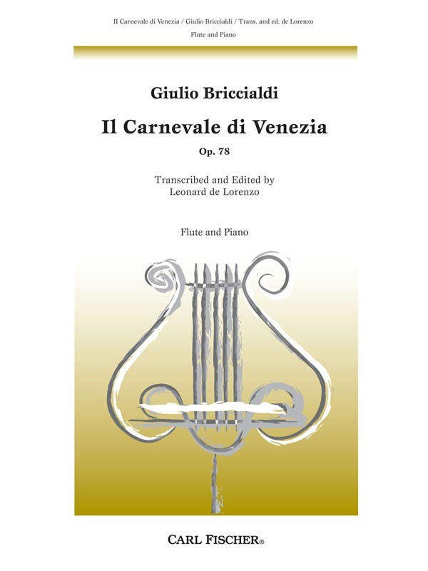 The Carnival of Venice, Op. 78 (Flute and Piano)