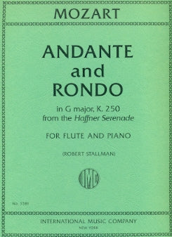 Andante and Rondo in G Major, K250 (Flute and Piano)