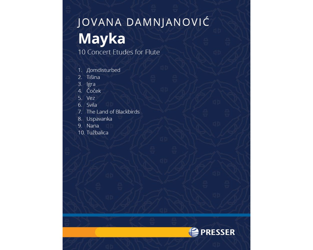 Mayka 10 Concert Etudes for Flute (Studies and Etudes)