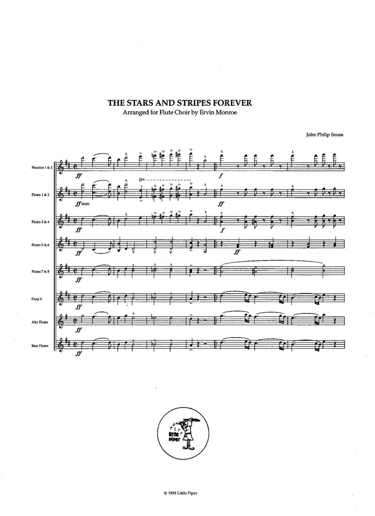 Stars and Stripes Forever (Flute Choir)