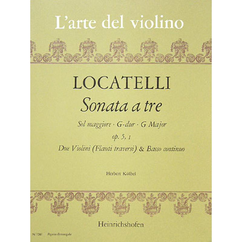 Trio Sonata in G Major, Op. 5 No. 1 (Two Flutes)