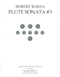 Flute Sonata #3 (2000) (Flute and Piano)