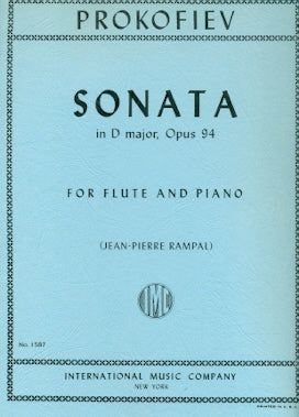 Sonata in D Major, Op. 94 (Flute and Piano)