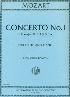 Concerto No. 1 in G Major, K313 (Flute and Piano)