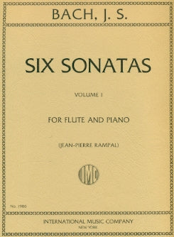 Flute Sonatas, Volume 1 (Sonatas 1-3) (Flute and Piano)