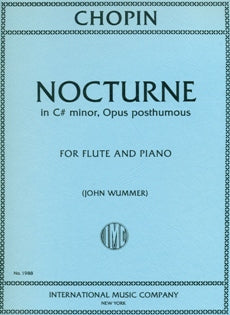 Nocturne in C# Minor (Op. Post.) (Flute and Piano)