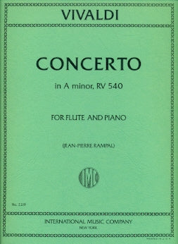 Concerto in A minor, RV440 (Flute and Piano)