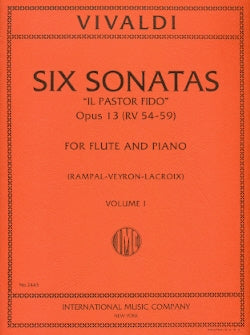Six Sonatas "Il Pastor Fido," Volume 1 (Flute and Piano)