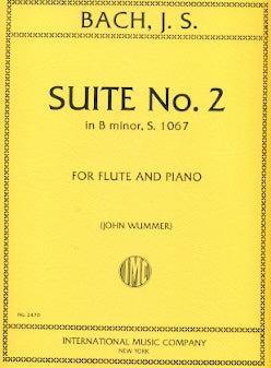 Suite No. 2 in B Minor, BWV 1067 (Flute and Piano)
