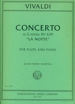 Concerto in G minor, RV439, "La Notte" (Flute and Piano)