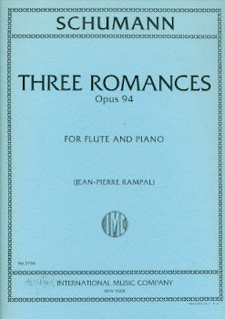 Three Romances, Op. 94 (Flute and Piano)